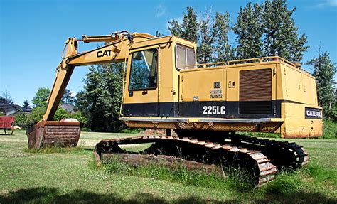 old house with excavator